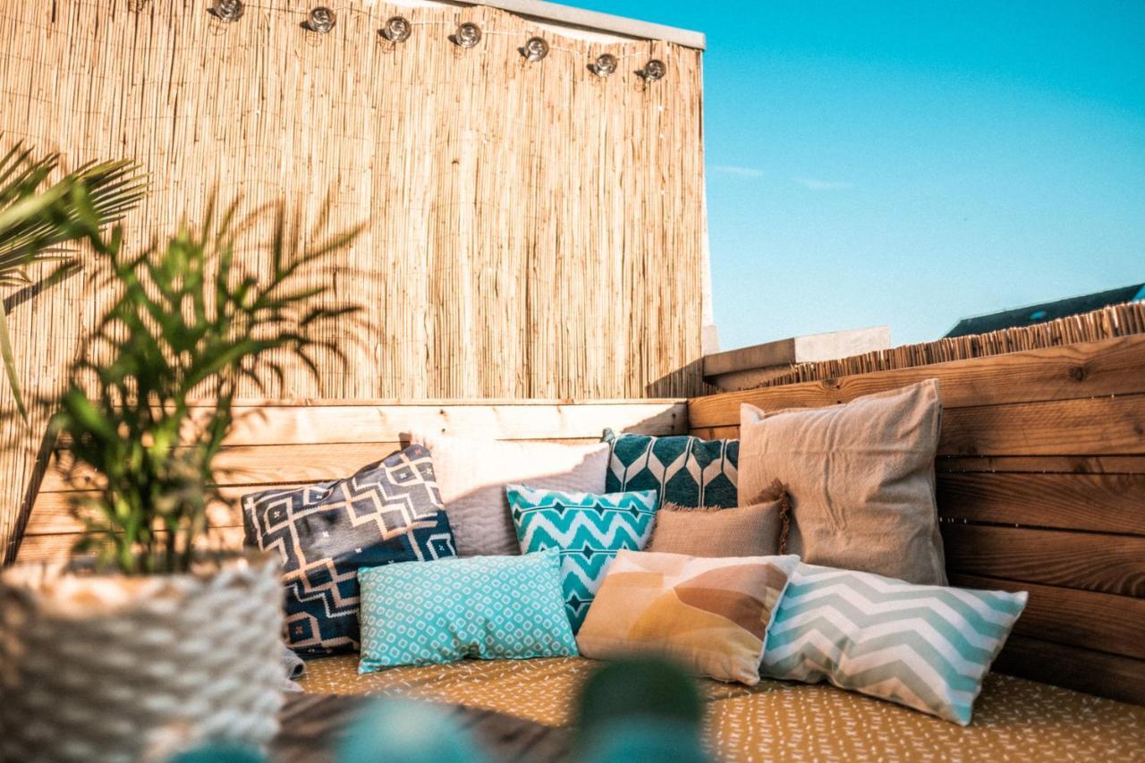 The Kalifornia I Stilvoll Mit Urlaubsfeeling I Dachterrasse I Klima Lägenhet Karlsruhe Exteriör bild