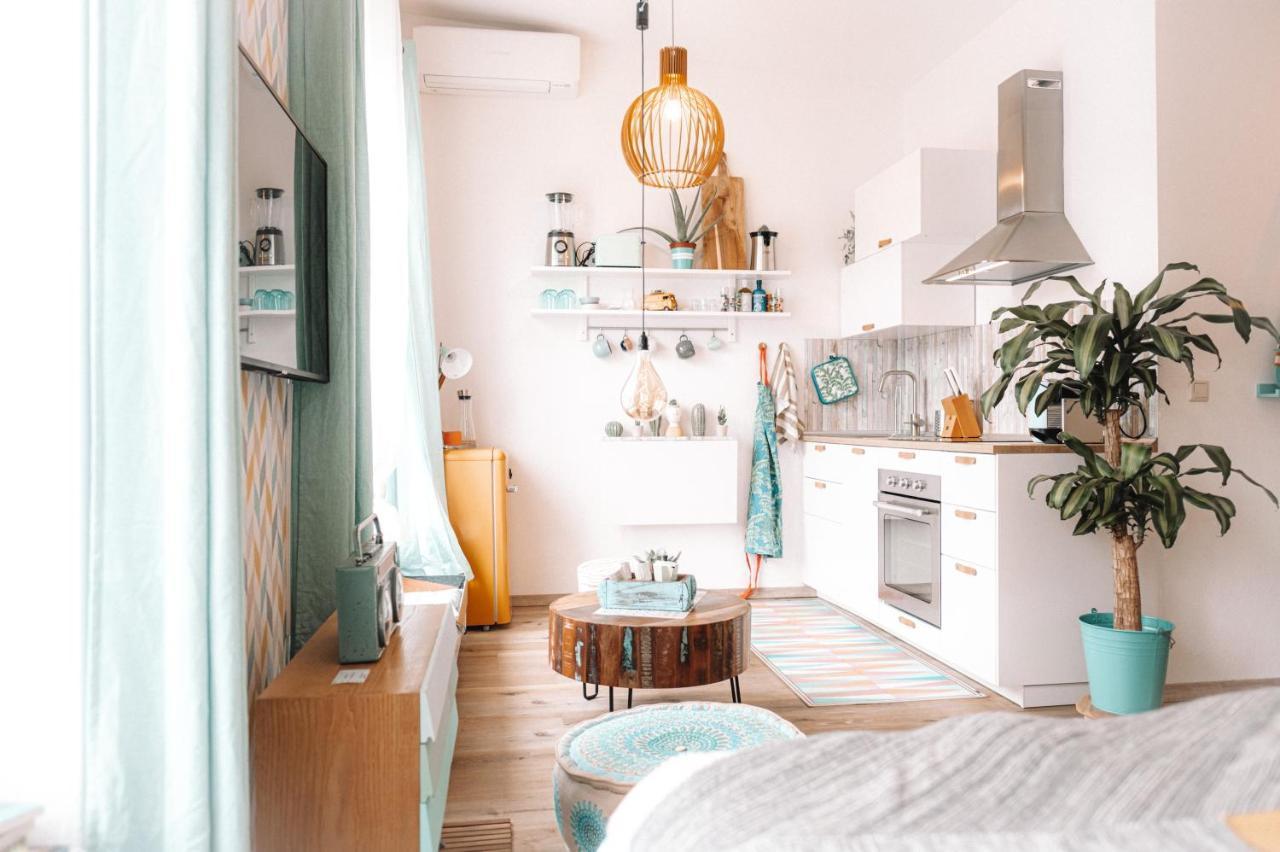The Kalifornia I Stilvoll Mit Urlaubsfeeling I Dachterrasse I Klima Lägenhet Karlsruhe Exteriör bild