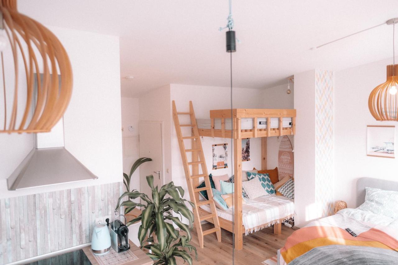 The Kalifornia I Stilvoll Mit Urlaubsfeeling I Dachterrasse I Klima Lägenhet Karlsruhe Exteriör bild